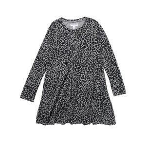 Printed Long Sleeve Swing Dress NEW WITH TAGS